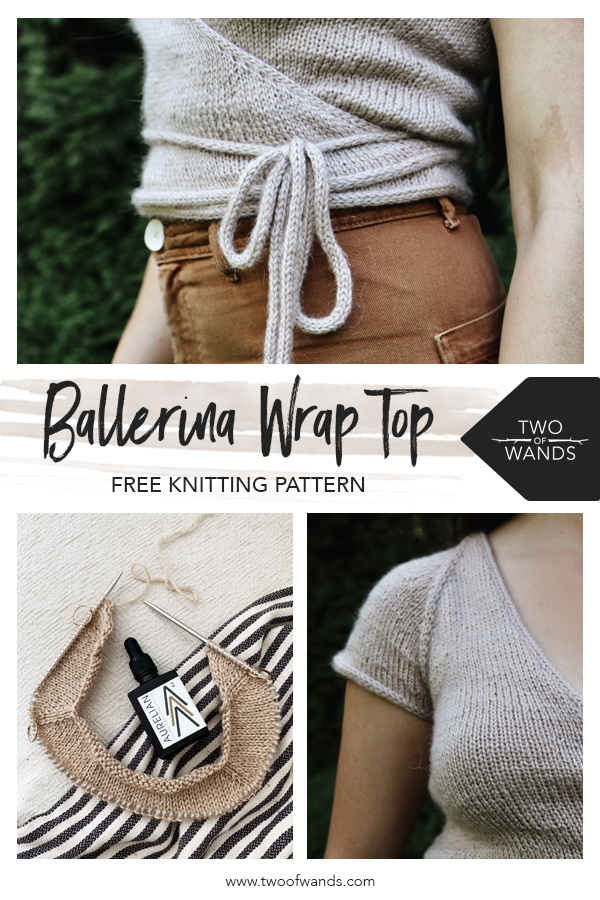 Ballerina Wrap Top pattern by Two of Wands