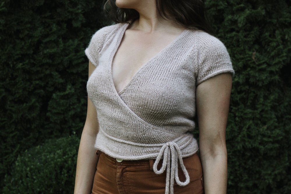 Ballerina Wrap Top pattern by Two of Wands