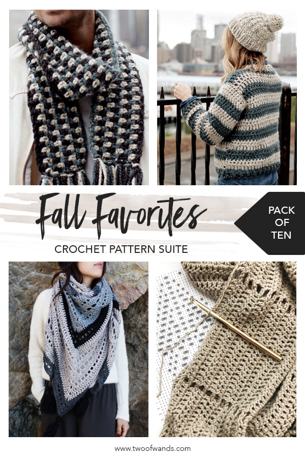 Fall Favorites Crochet Pattern Suite by Two of Wands