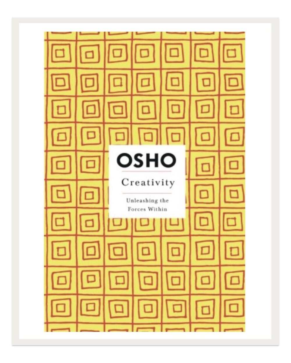 Probably my favorite book that discusses creativity, Osho uses simple metaphors to drive home complex concepts about finding and honing one’s creative direction.