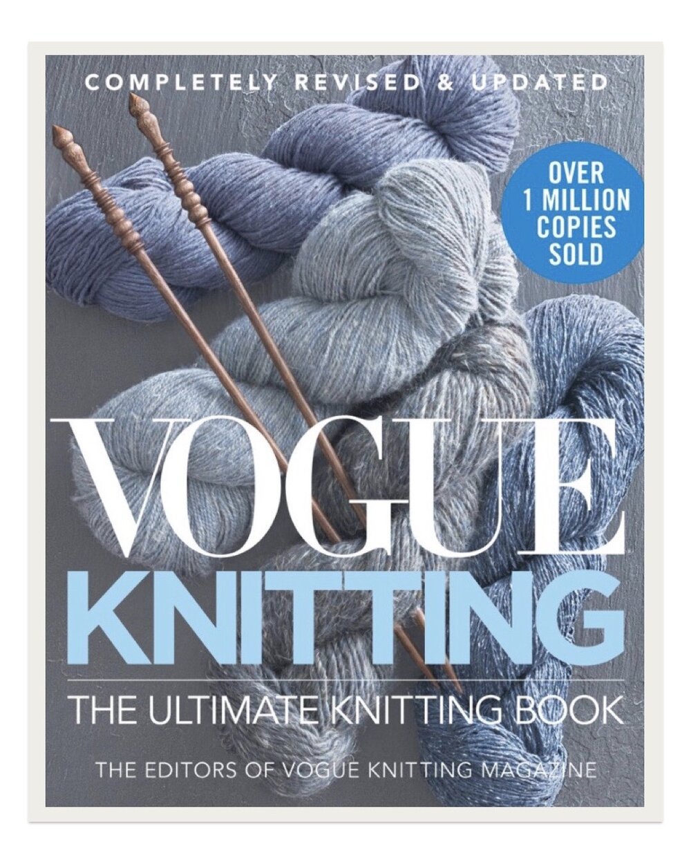 Like the name suggests, this is the ultimate book for knitters whether beginners or more advanced. It walks you through everything there is to know in the world of knitting, from understanding basic stitches to designing complex patterns.