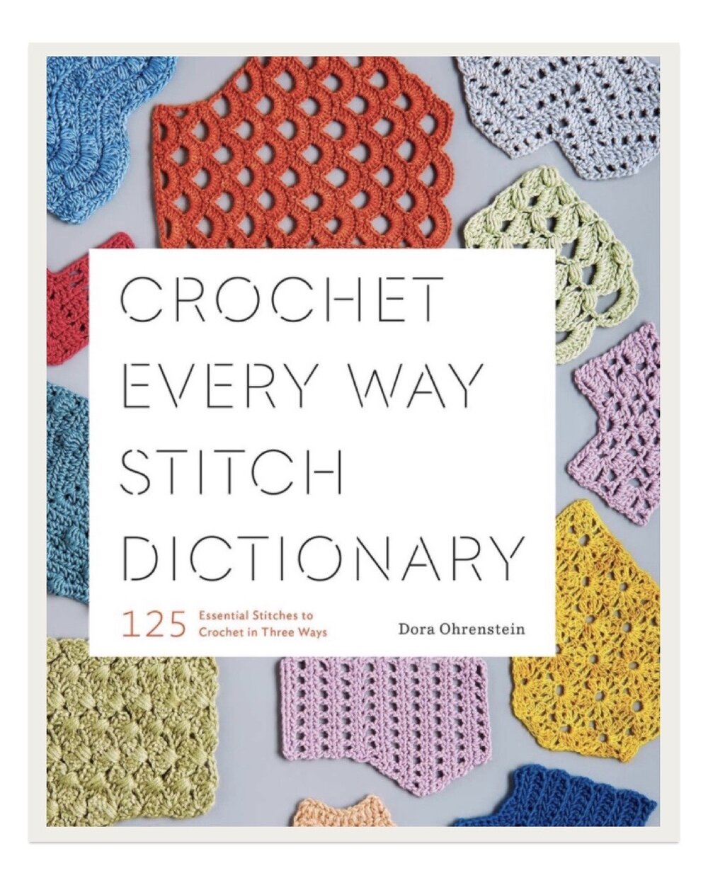 One of my more recent purchases, this book has totally advanced my crochet skills in such a short time! It’s filled with a plethora of different crochet stitches and textures, but the best part is that each stitch also contains instructions on how to increase and decrease in that stitch! This is one of the most essential books I’ve seen for anyone looking to up their crochet game.