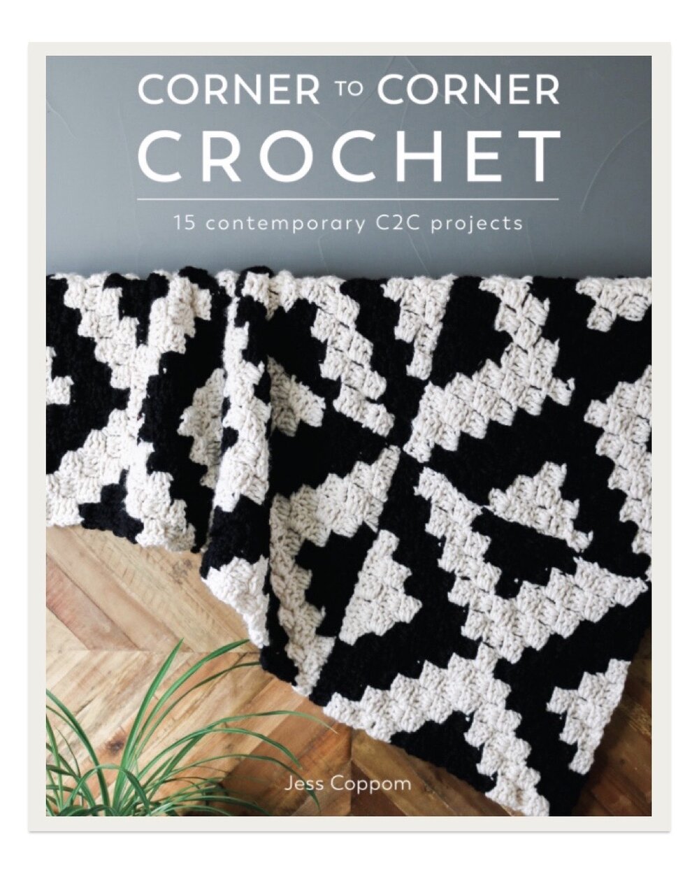 Jess Coppom takes corner to corner crochet to a whole new level with this lovely book. I used to think corner to corner was only for super “crafty” looking charted blankets, but this book is FULL of fashion forward, tasteful and sophisticated projects for garments and home accessories.