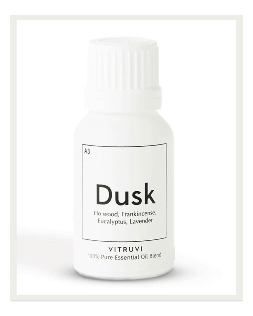 Part of creating the ultimate self-care sleeping experience is also scent. I use this Dusk Essential Oil Blend by Vitruvi nightly to produce the most blissful, relaxing environment in my bedroom.