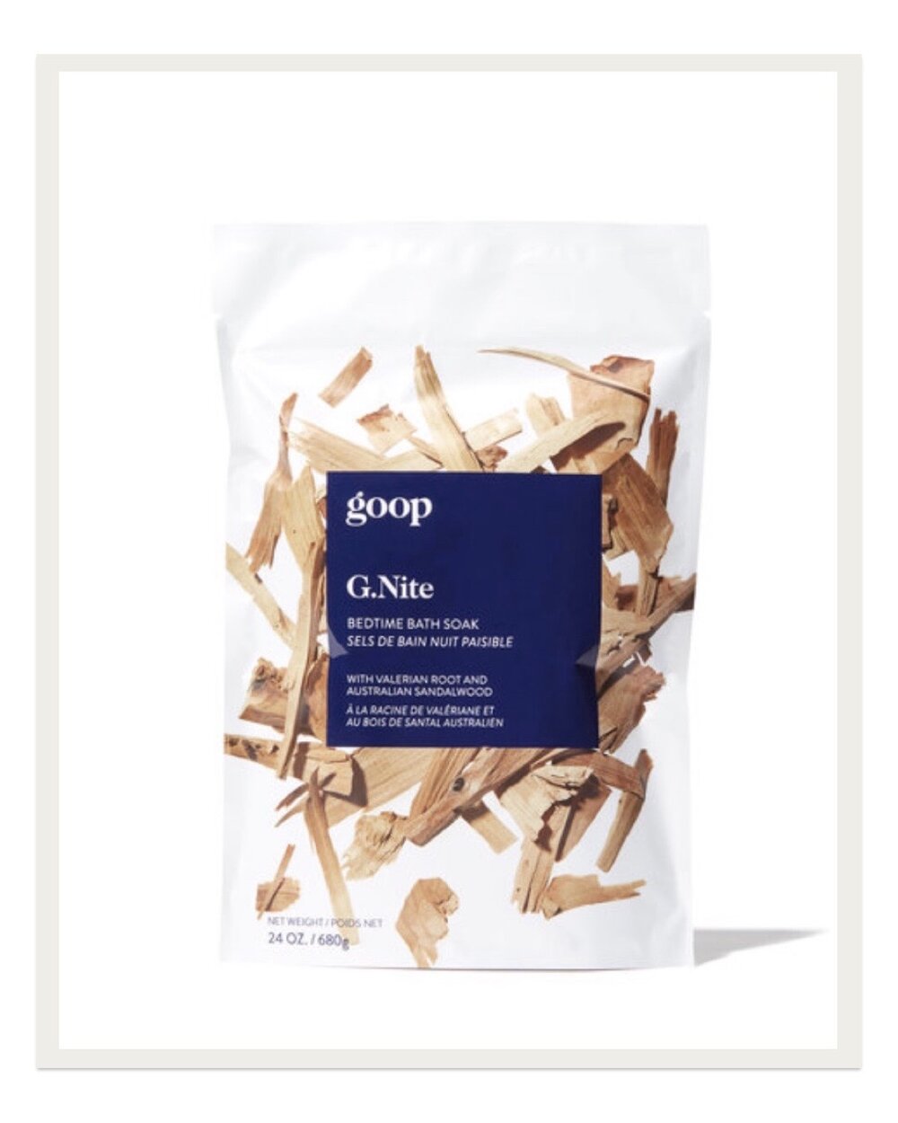 My favorite form of self-care is an embarrassingly long bath, and my favorite bathtime indulgence is definitely a fancy salt soak. I adore this bedtime soak from Goop that uses valerian root and sandalwood to diffuse the most satisfying and snooze-inducing scents tor a peaceful transition into bed.