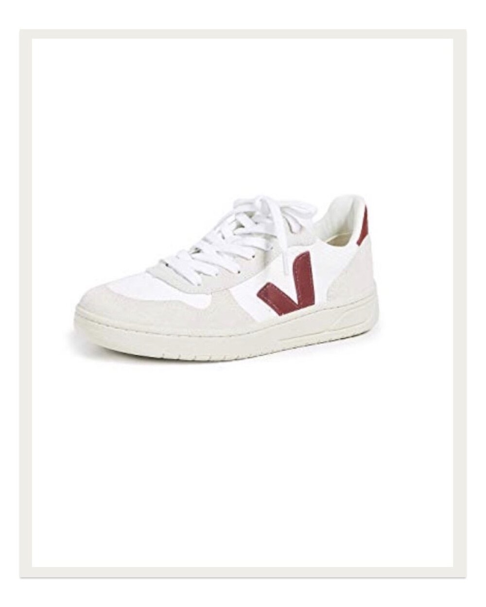 A favorite amongst European “it-girls,” I’ve seen these Veja sneakers paired with everything from jeans to cocktail dresses, and they still look cool. I will admit they need need to be broken in, but I love throwing these on to run errands and feel super cute even though I’m in sneakers.