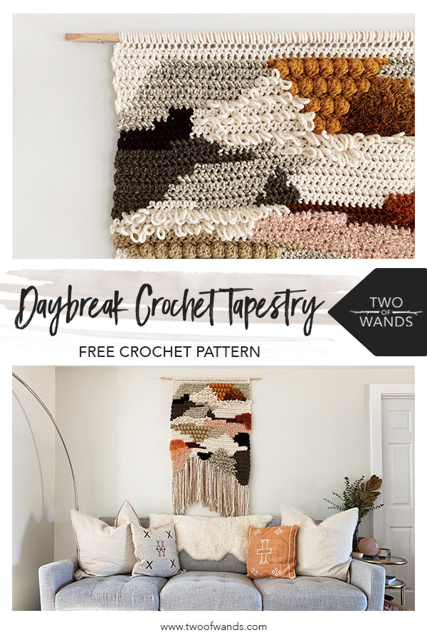 Daybreak Crochet Tapestry pattern by Two of Wands