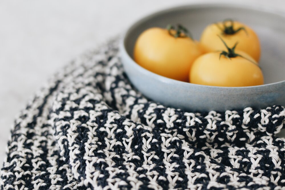 Brimfield and Berkshire Dishcloth patterns by Two of Wands