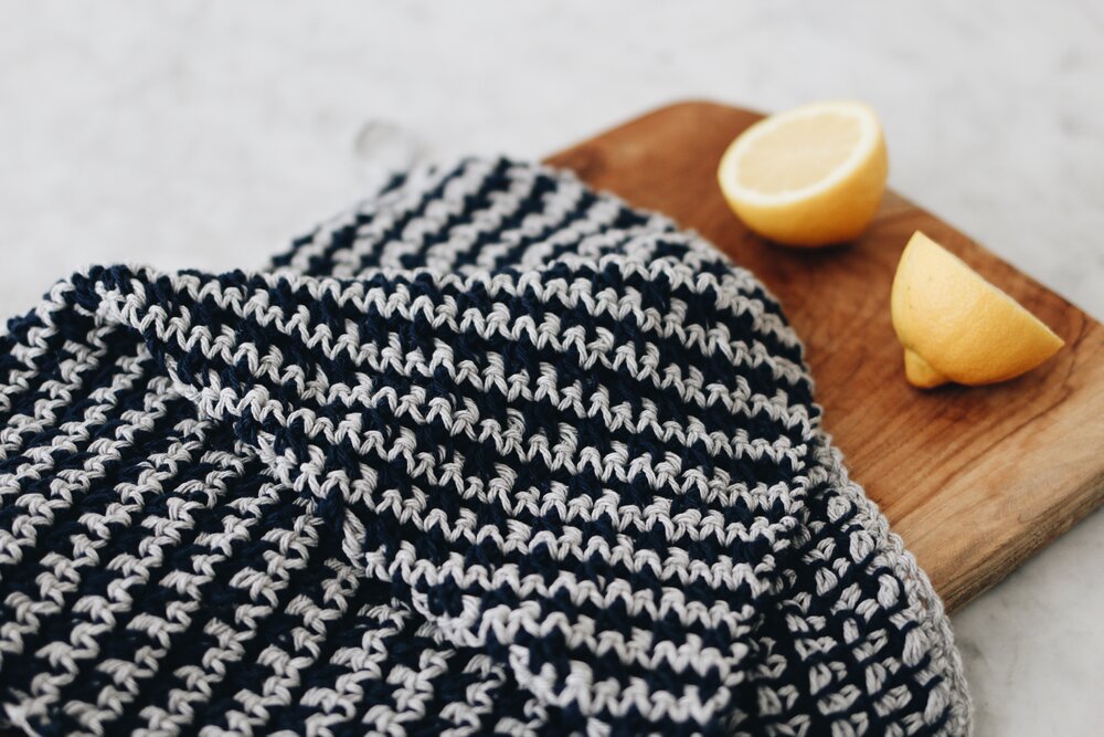 Brimfield and Berkshire Dishcloth patterns by Two of Wands