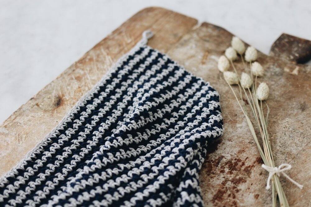 Brimfield and Berkshire Dishcloth patterns by Two of Wands