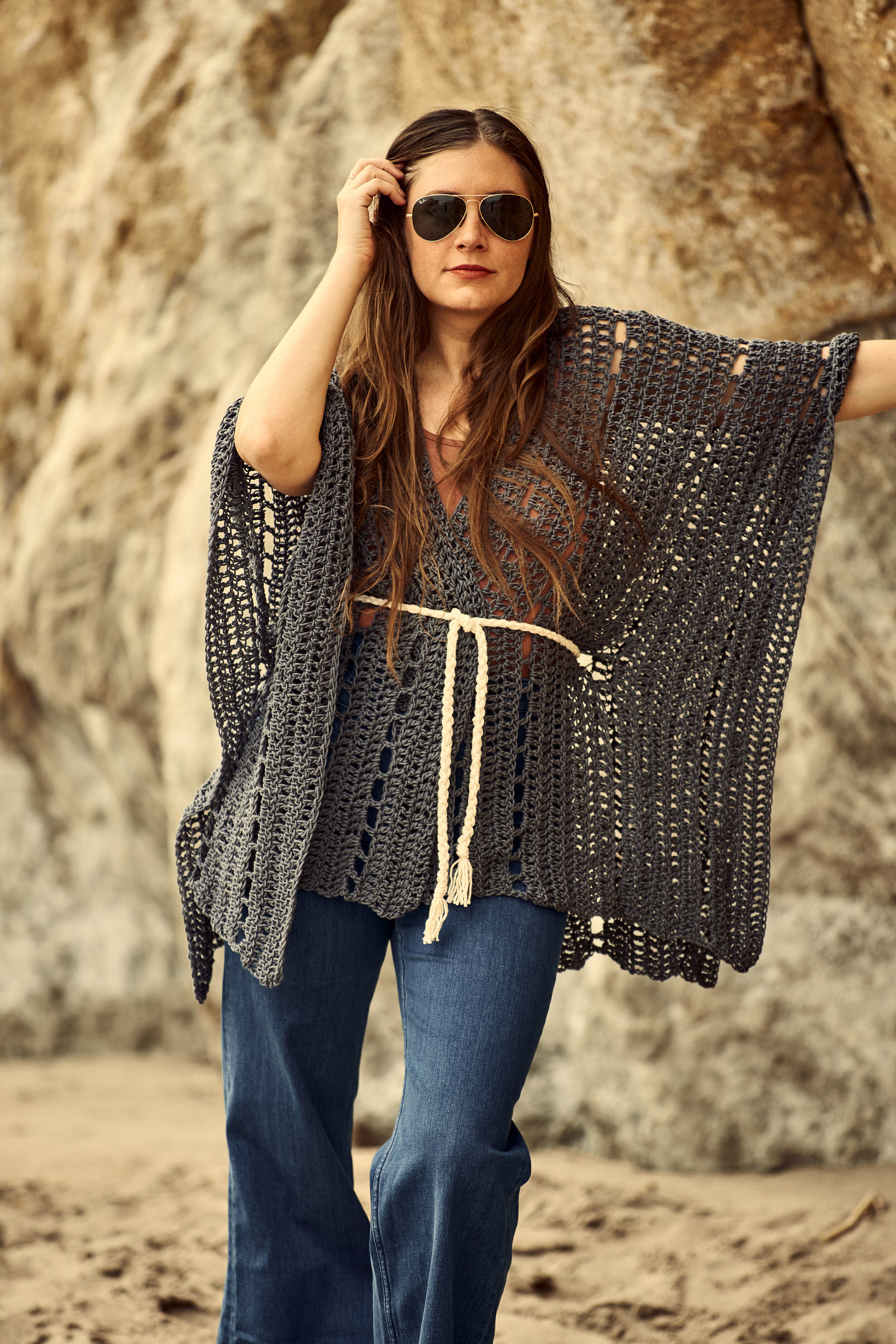 Explorers Club Poncho Pattern — Two of Wands