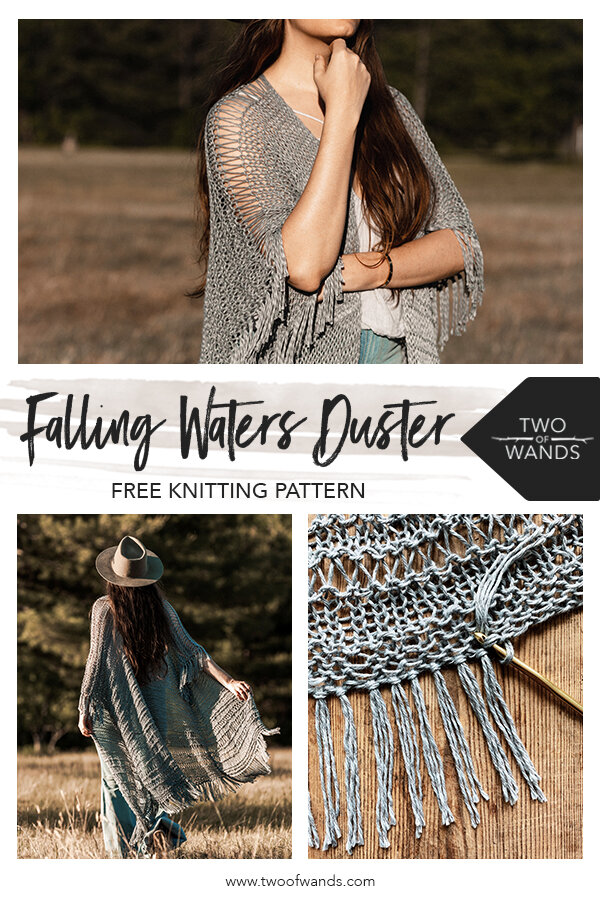 Falling Waters Duster Pattern by Two of Wands