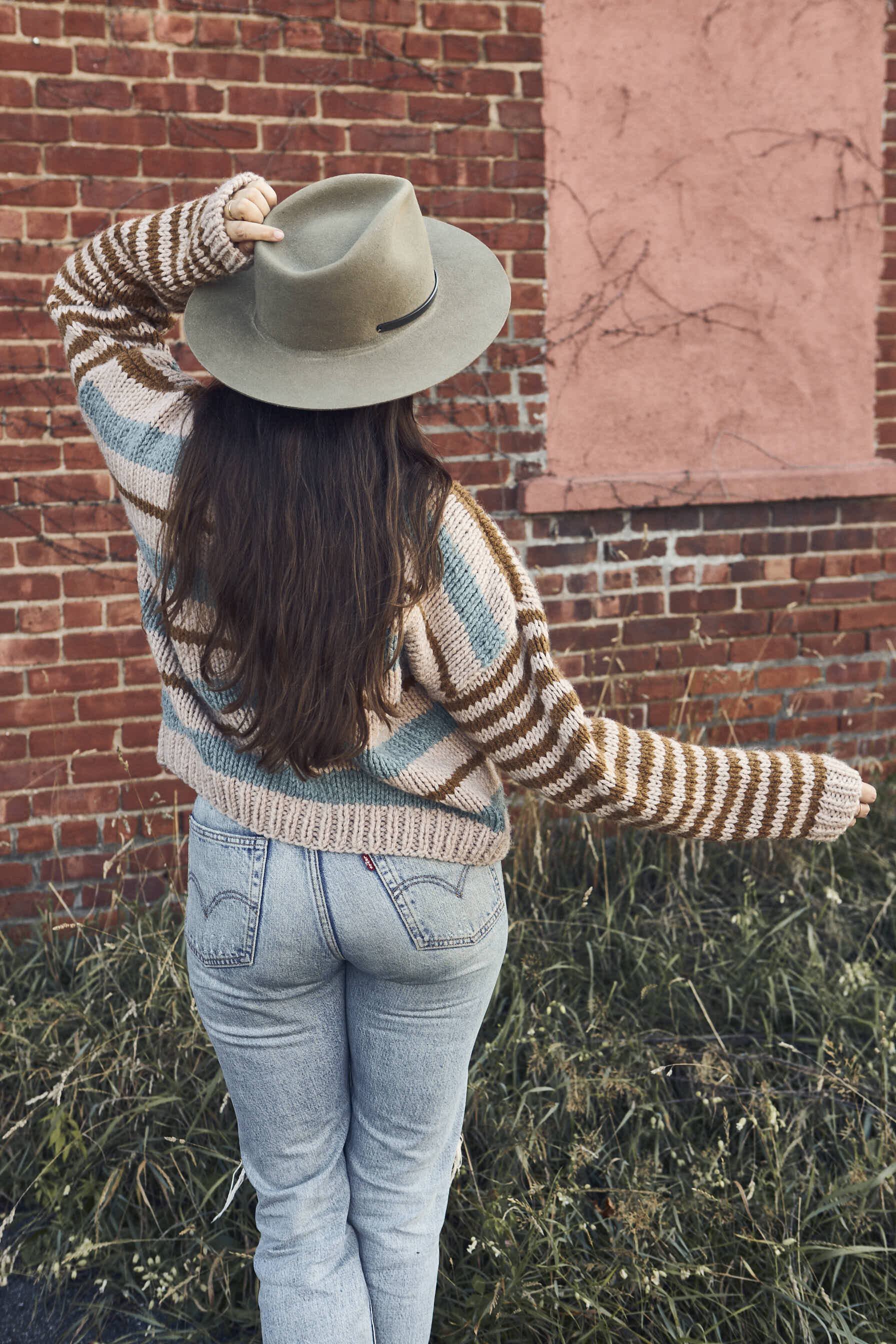 Hue + Me: Easton Striped Pullover FREE Knitting Pattern — Two of Wands