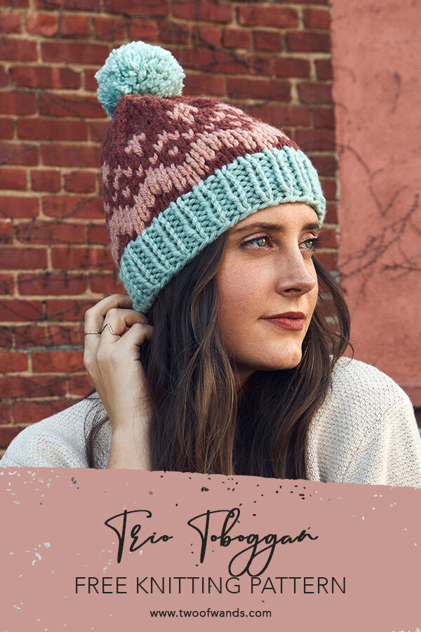 Trio Toboggan pattern by Two of Wands