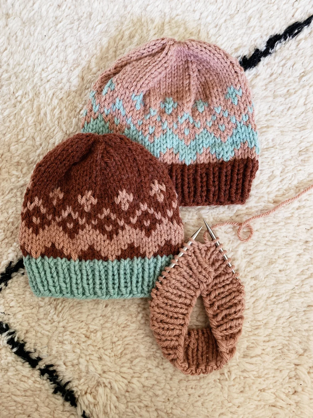 Trio Toboggan pattern by Two of Wands