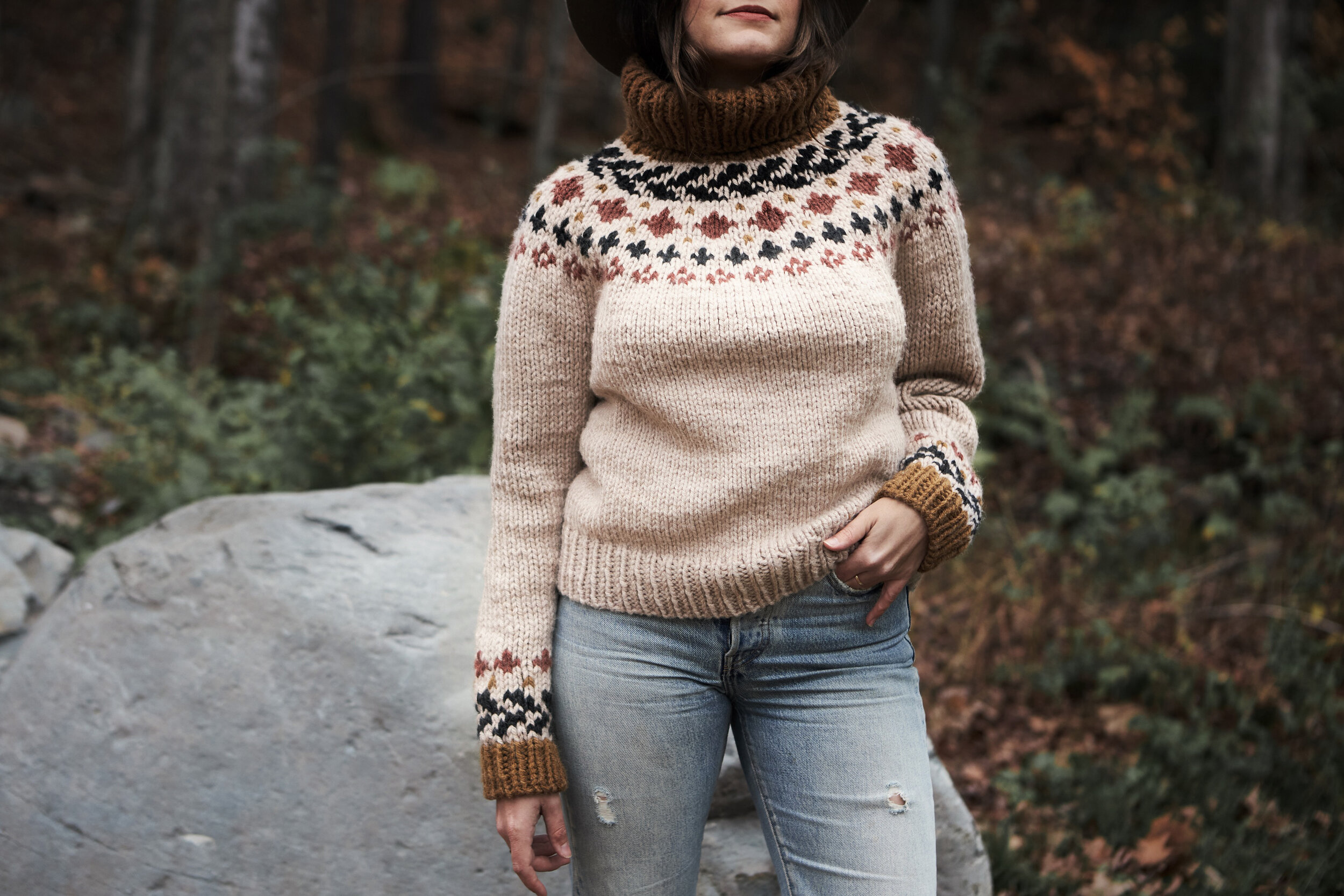 Folklore Sweater Knitting Pattern — Two of Wands