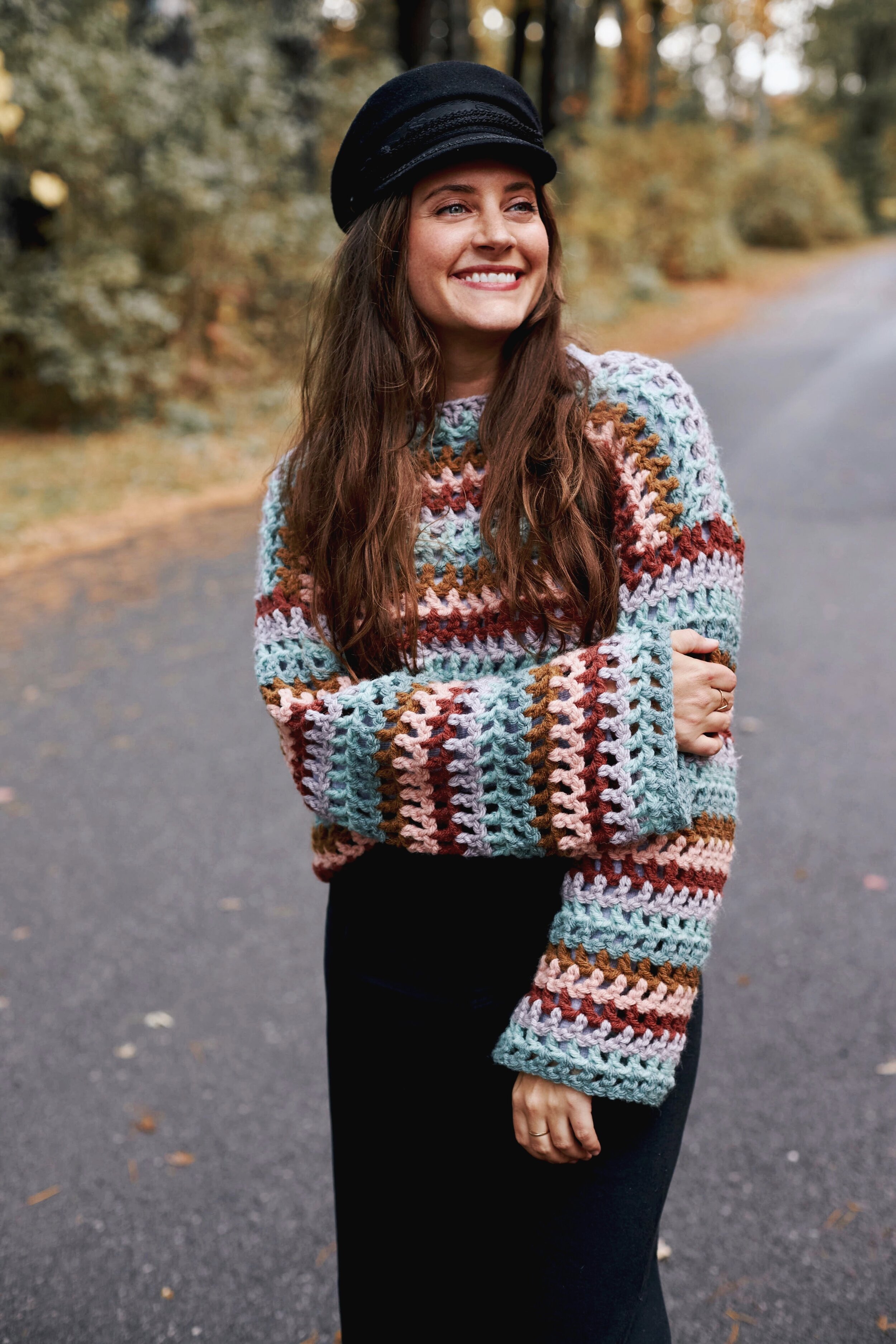 Claudia Crop FREE Crochet Sweater Pattern — Two of Wands