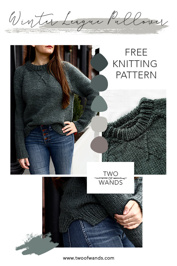 Winter League Pullover Pattern by Two of Wands