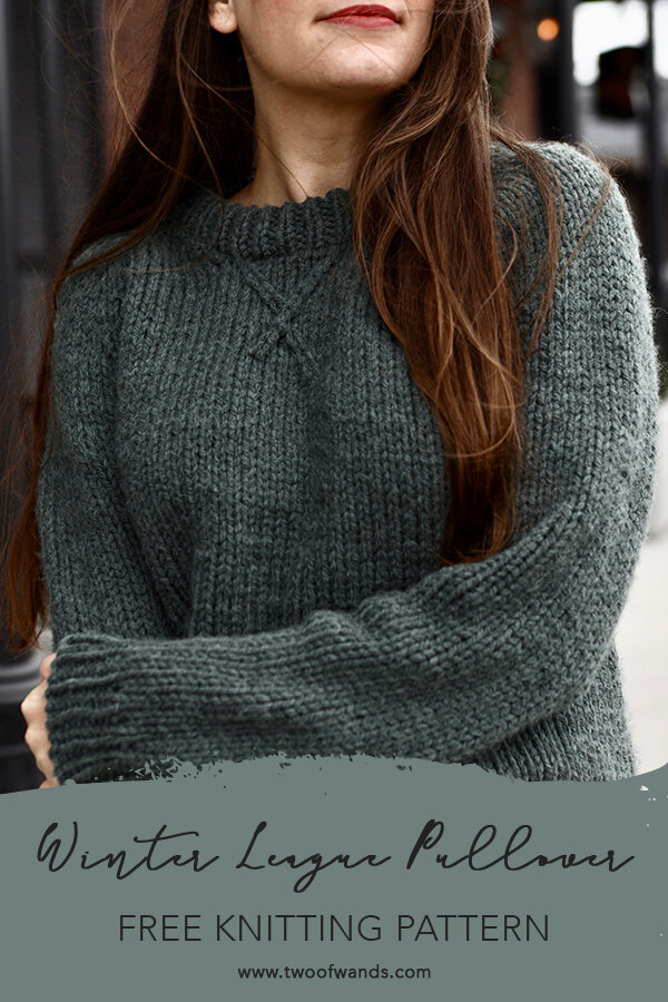 Winter League Pullover Pattern by Two of Wands