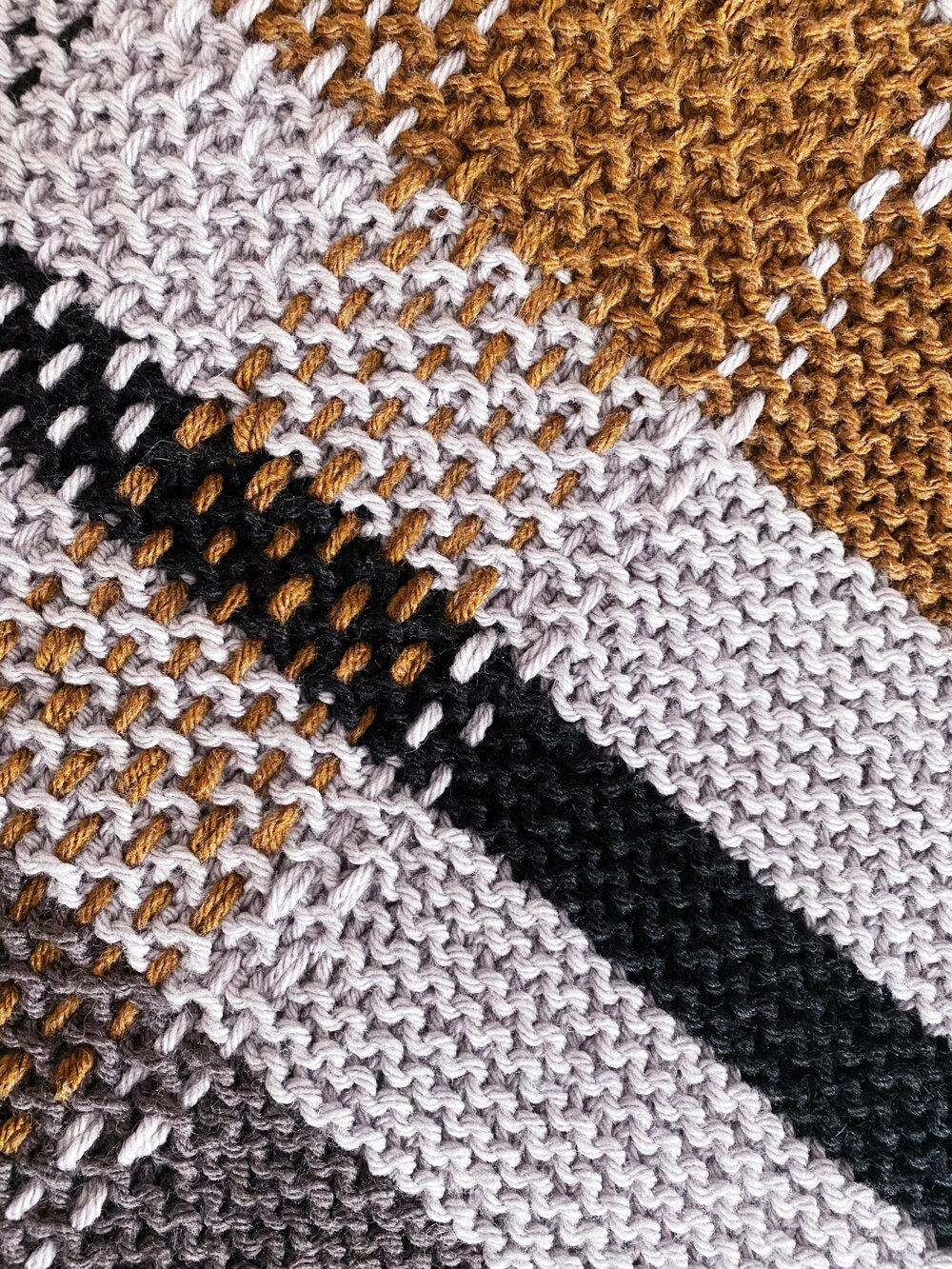 Moonstone Plaid Blanket Pattern