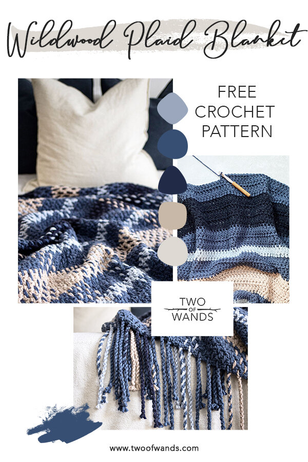 Wildwood Plaid Blanket Pattern by Two of Wands