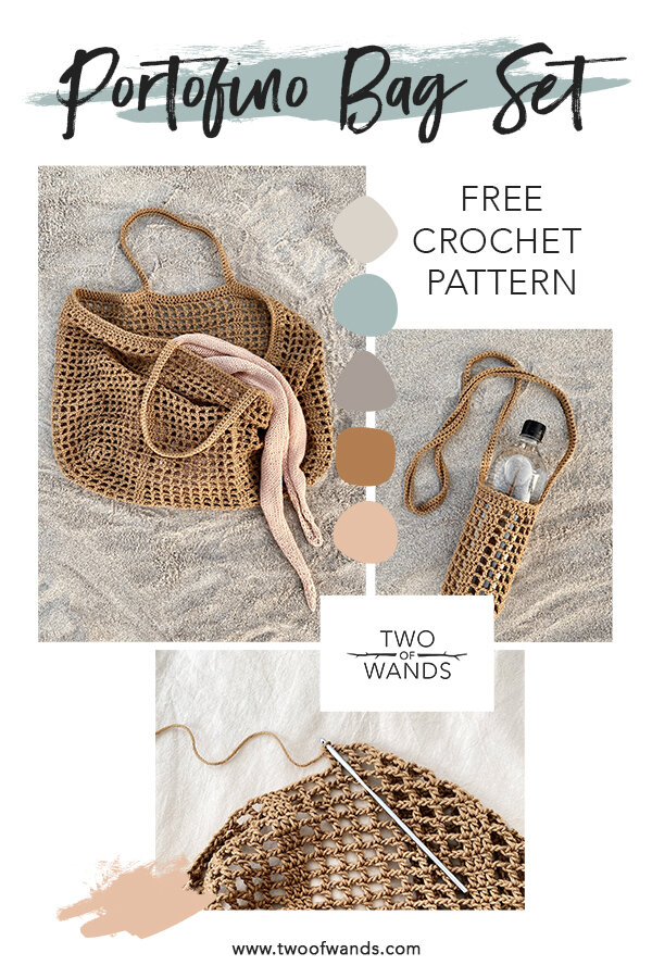 Portofino Bag Set pattern by Two of Wands
