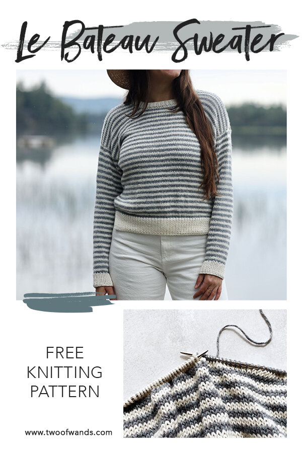 Le Bateau Sweater Pattern by Two of Wands