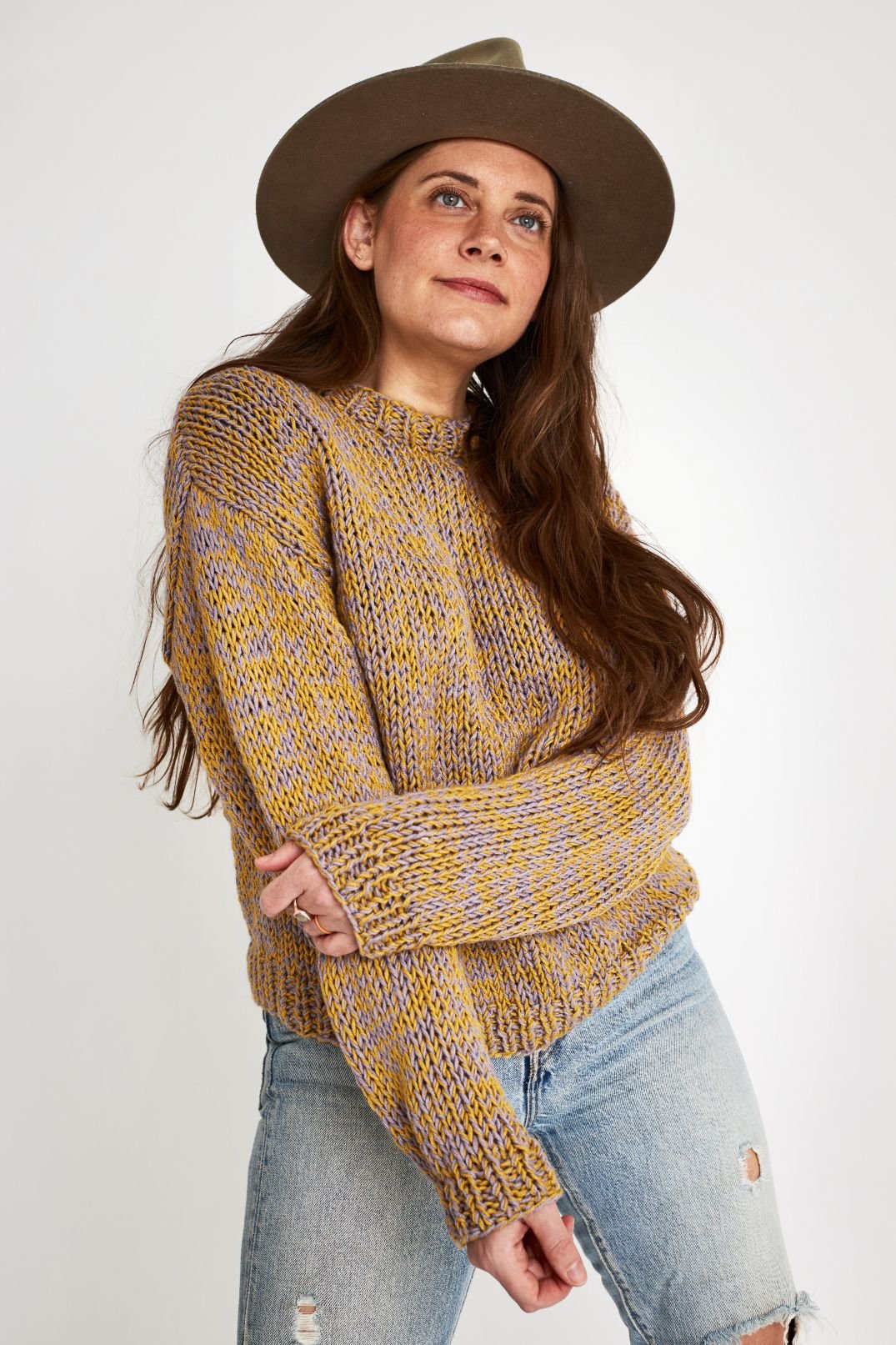 Kenwood Sweater FREE Knitting Pattern in Color Theory — of