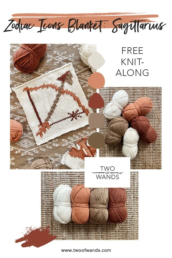 Zodiac Icons Blanket: Sagittarius