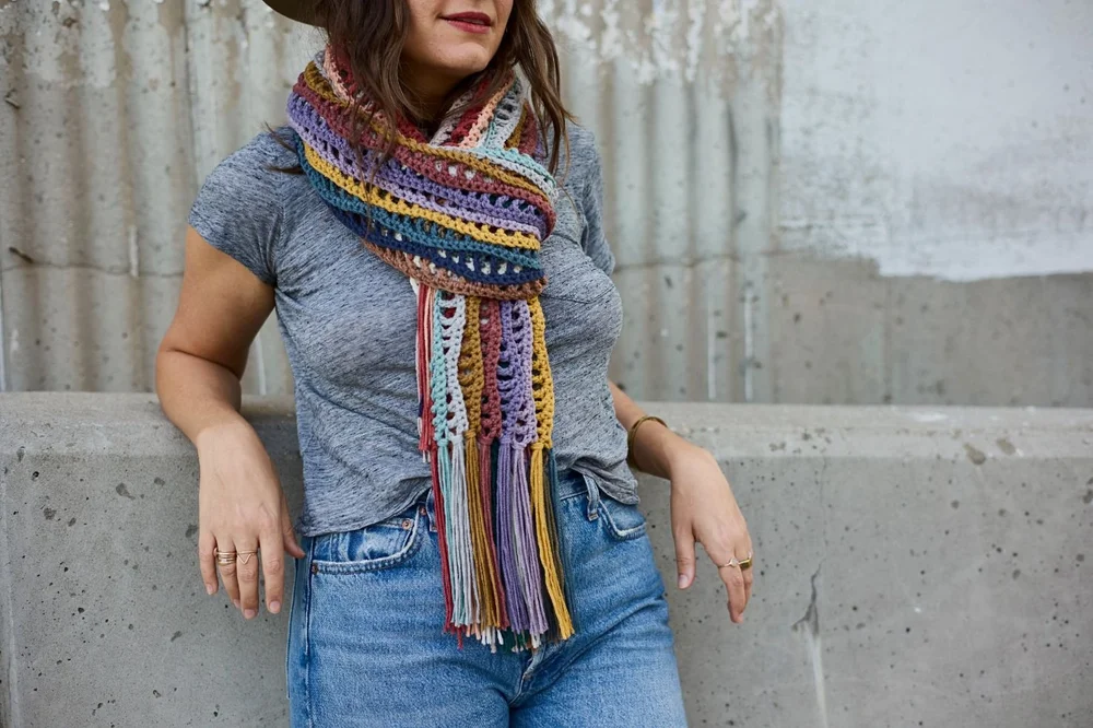 Full Spectrum Wrap pattern by Two of Wands