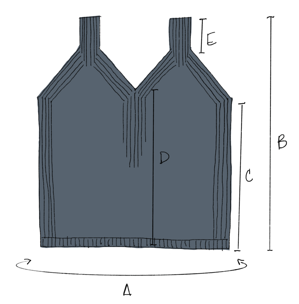 Borderline Tank Pattern by Two of Wands