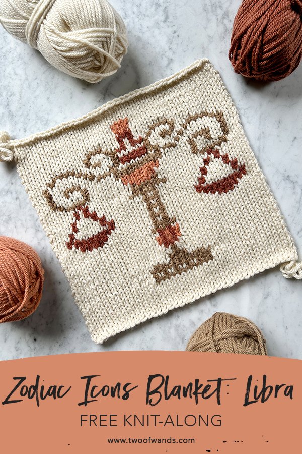 Zodiac Icons Blanket: Libra