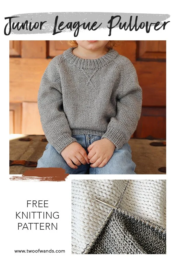 Junior League Pullover schematic