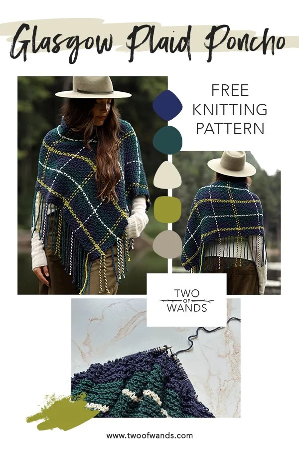Glasgow Plaid Poncho