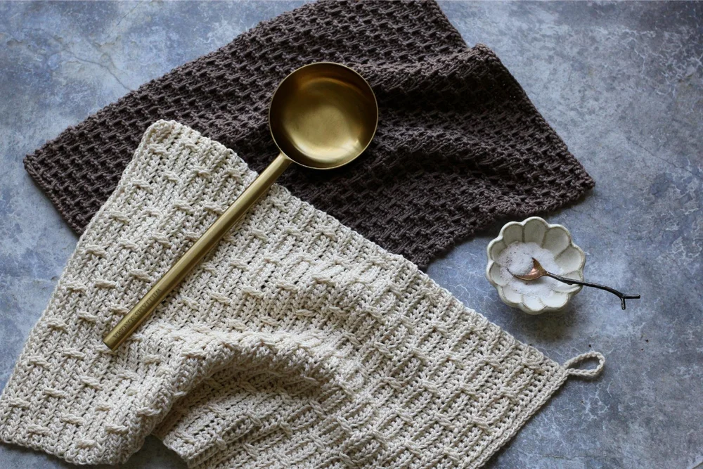 My Earth Day Tradition Continues: Two (Temporarily) Free Towel Patterns
