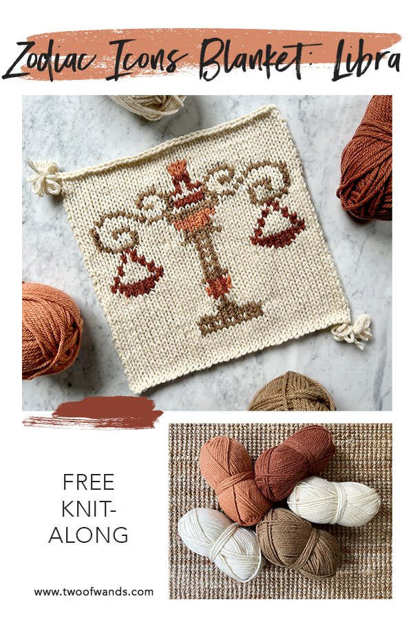 Zodiac Icons Blanket: Libra