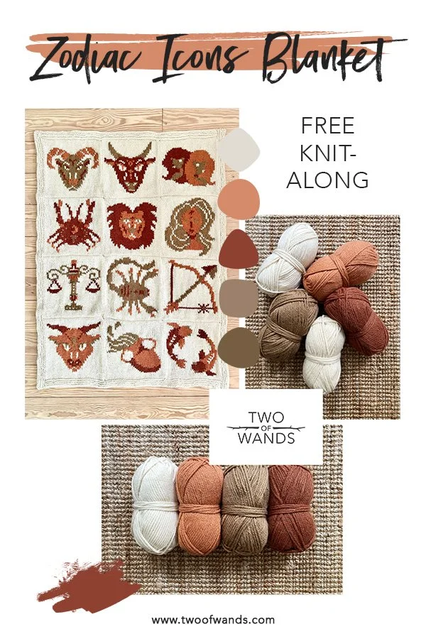 Zodiac Icons Blanket: Assembly + Border