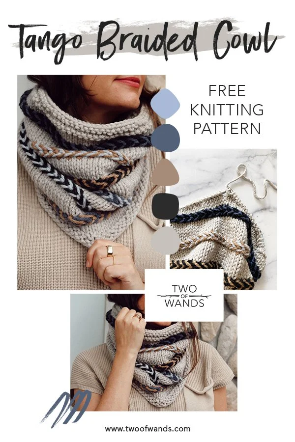 Hue + Me: Tango Braided Cowl