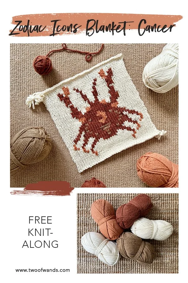 Zodiac Icons Blanket: Cancer