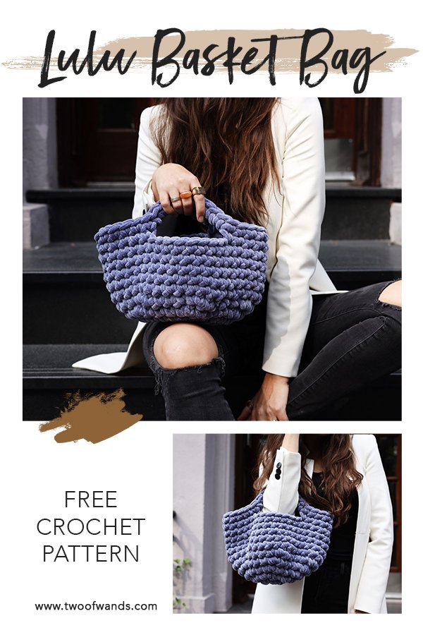 Crochet Basket with Plastic Bags, a Free Pattern • Banana Moon Studio