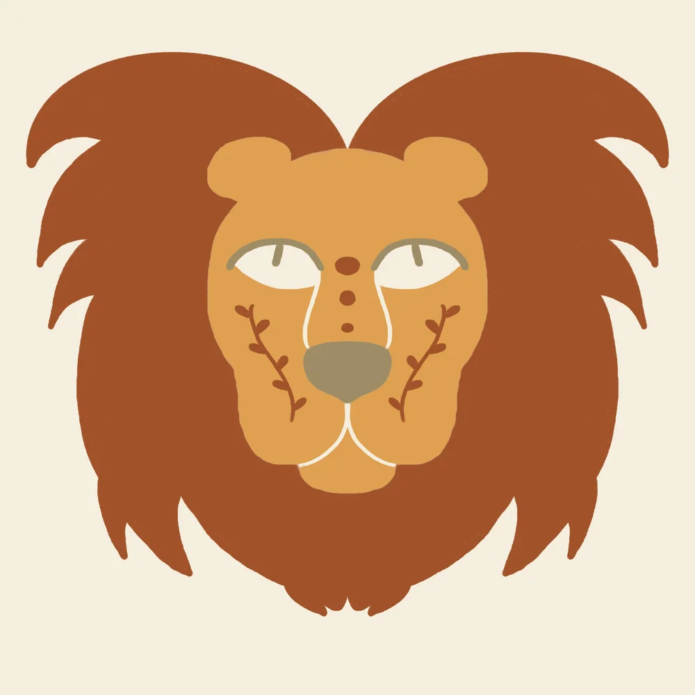 Zodiac Icons Blanket: Leo