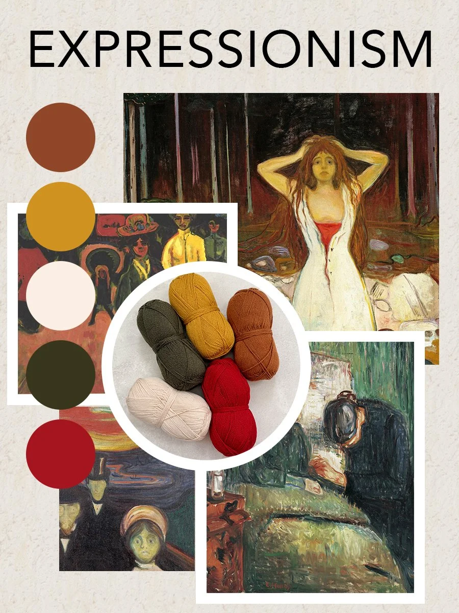 Expressionism mood board