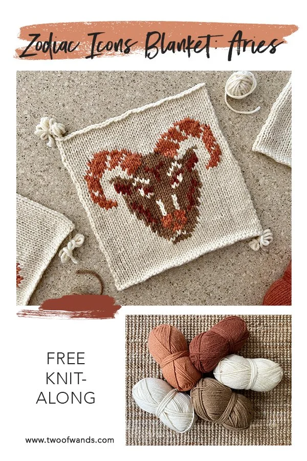 Zodiac Icons Blanket: Aries