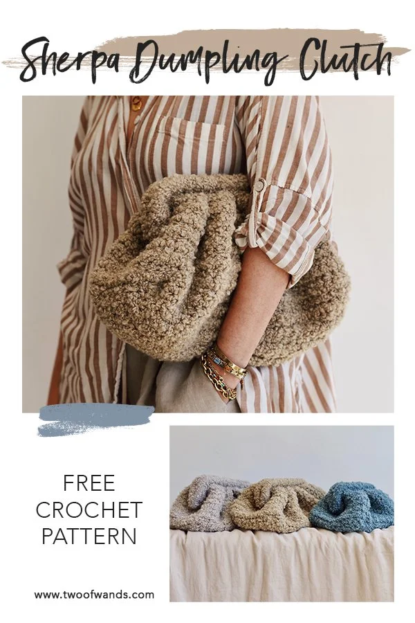 Sherpa Dumpling Clutch