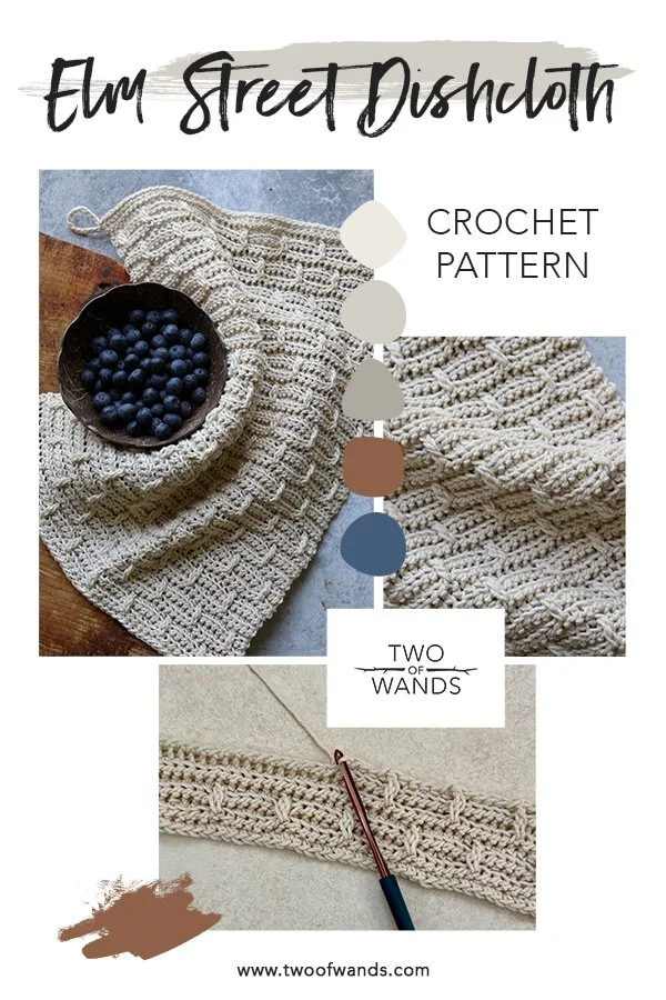 Elm Street Dishcloth Pattern by Two of Wands