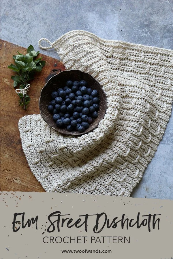 Elm Street Dishcloth Pattern by Two of Wands