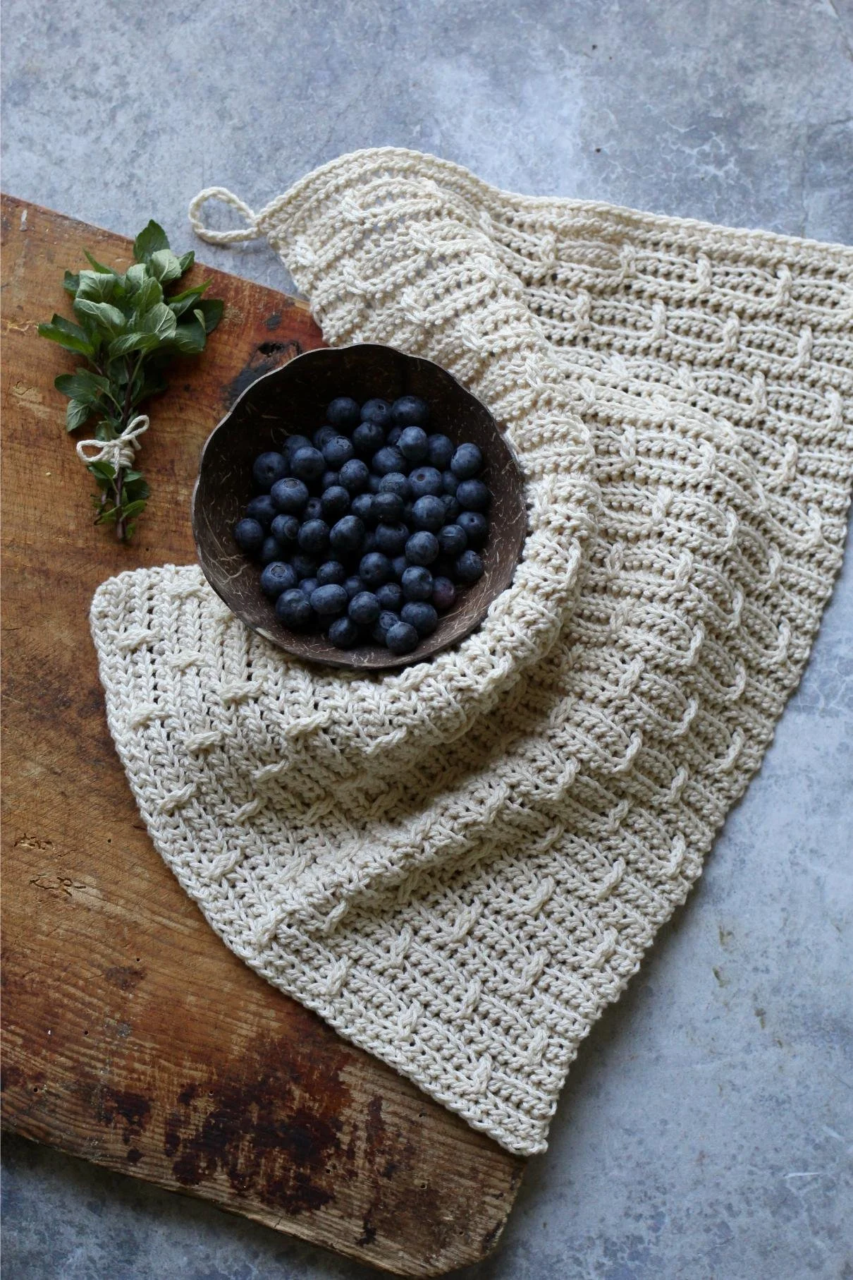 Elm Street Dishcloth Pattern by Two of Wands