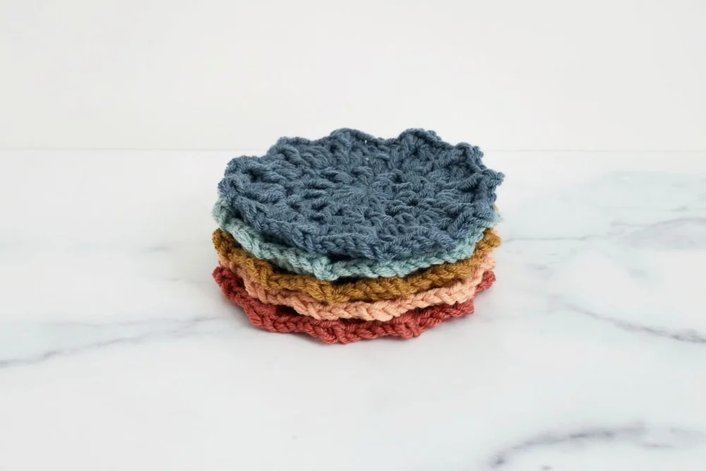 Sunburst Coasters Pattern by Two of Wands