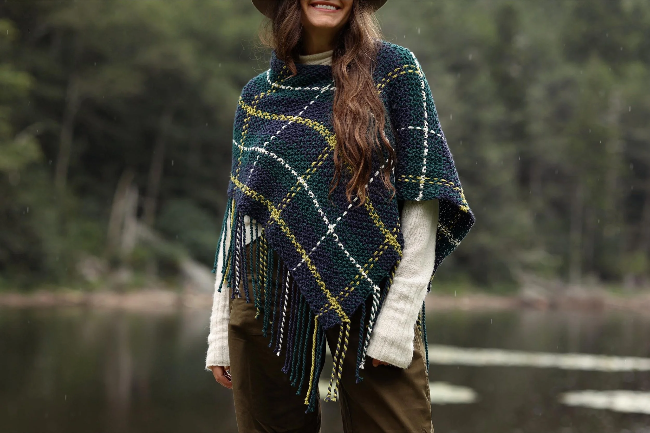 Glasgow Plaid Poncho Pattern by Two of Wands