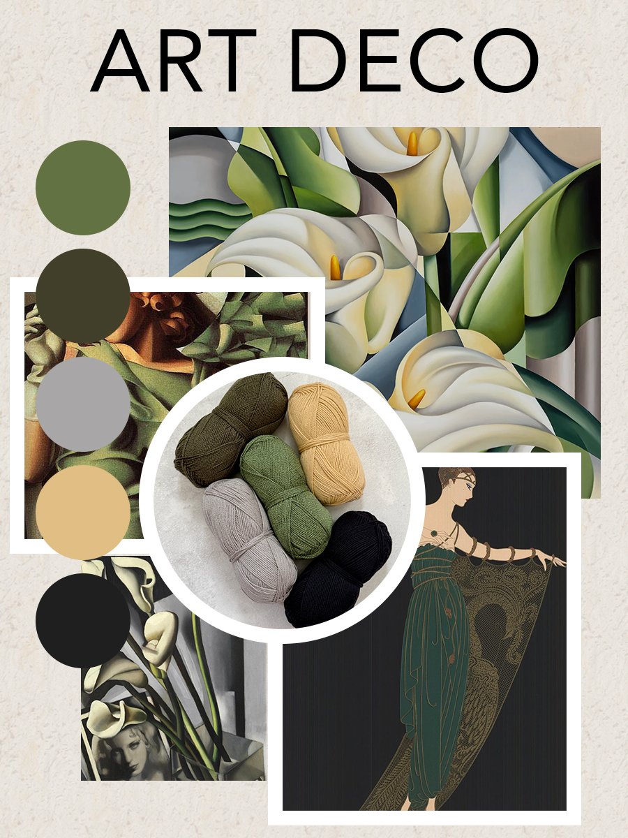 Art Deco mood board